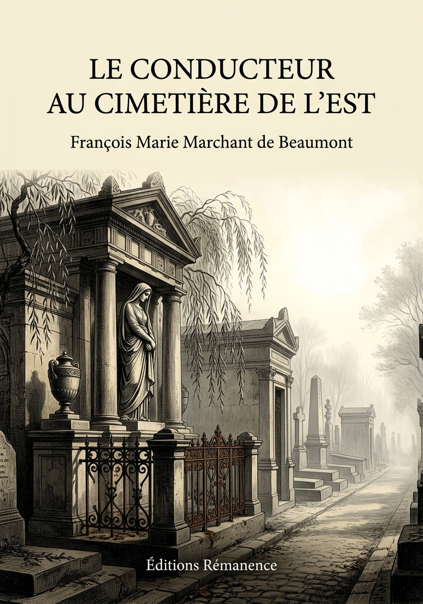 Livre Le conducteur au Cimetière de l'Est par François Marie Marchant de Beaumont - Couverture - Editions Remanence