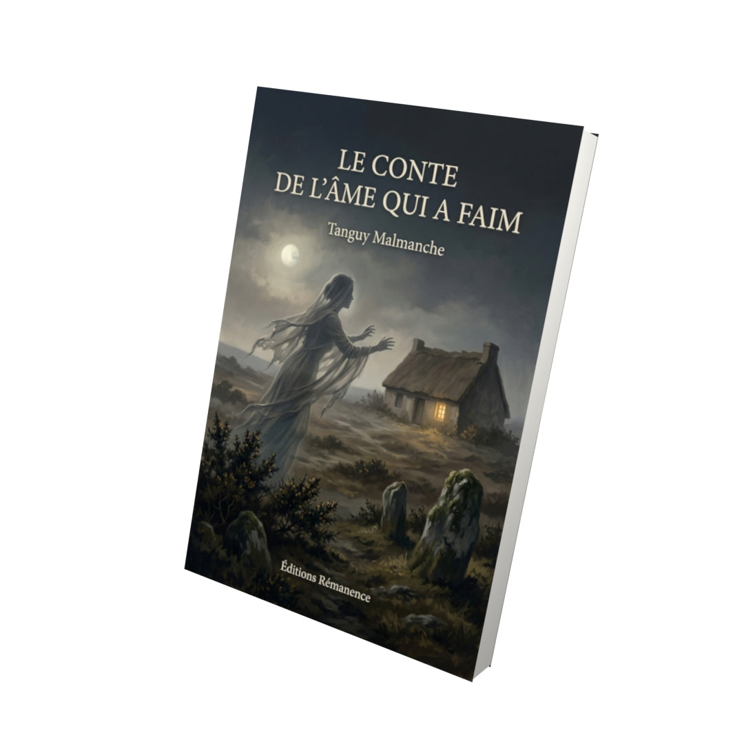 Livre Le Conte de l’Âme qui a faim par Tanguy Malmanche - Vue 3D - Editions Remanence