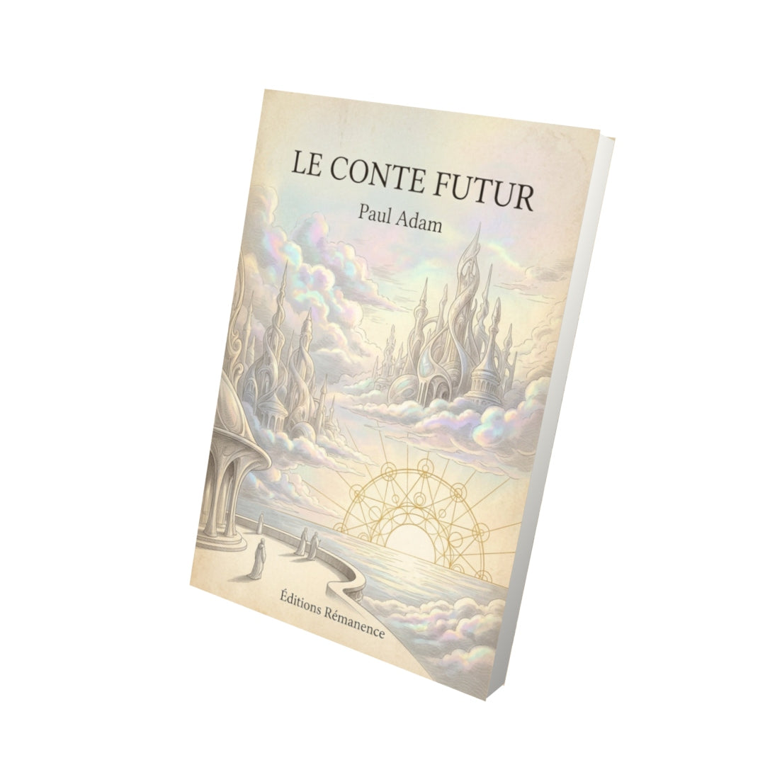 Livre Le conte futur - Paul Adam - Vue 3D - Editions Remanence