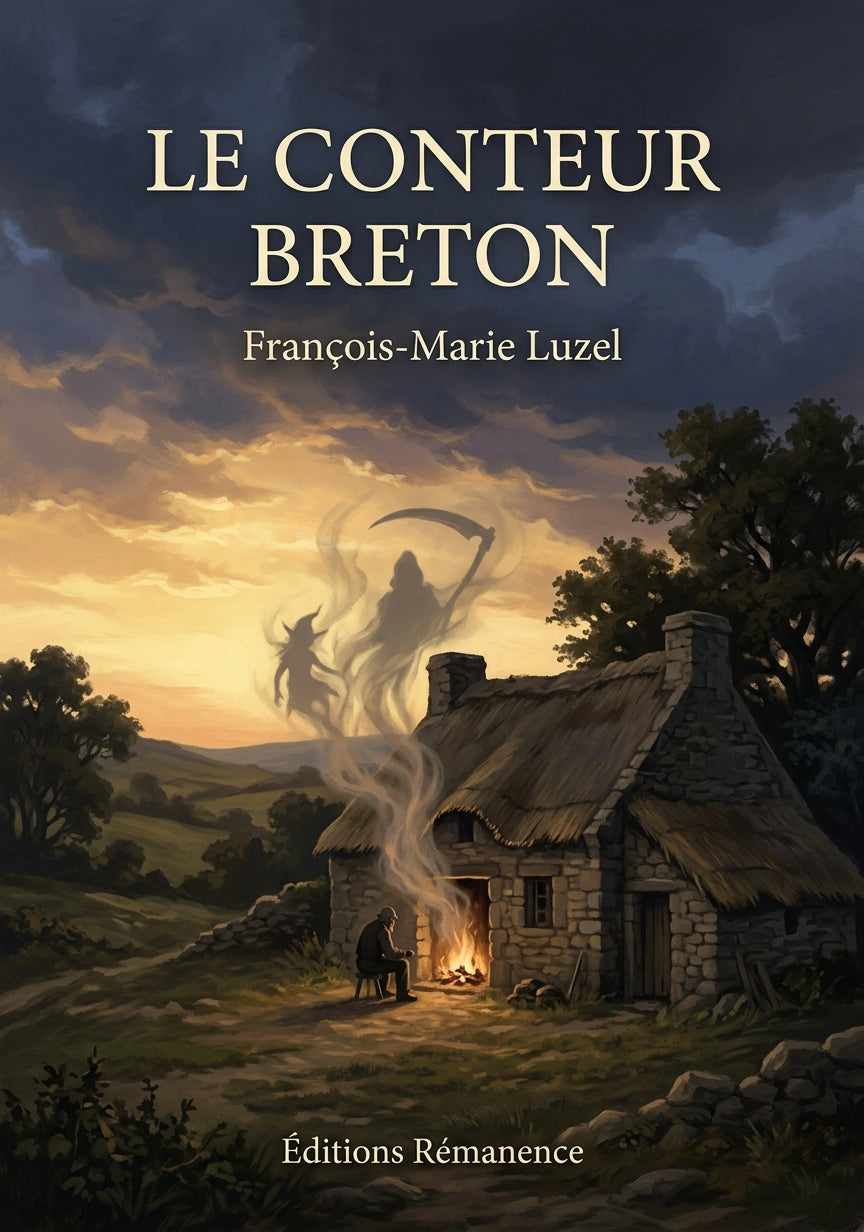 Livre Le Conteur breton par François-Marie Luzel - Couverture - Editions Remanence
