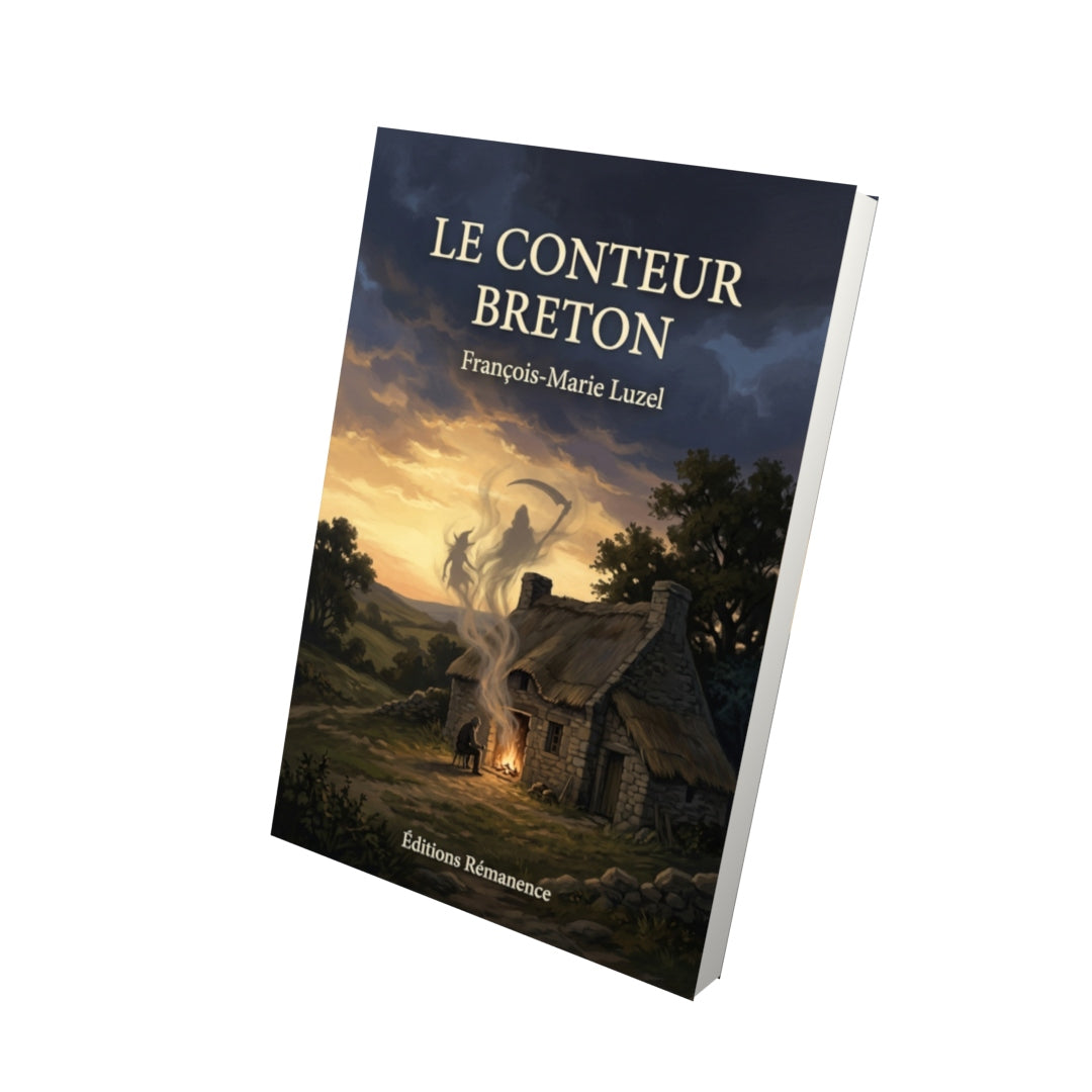 Livre Le Conteur breton par François-Marie Luzel - Vue 3D - Editions Remanence