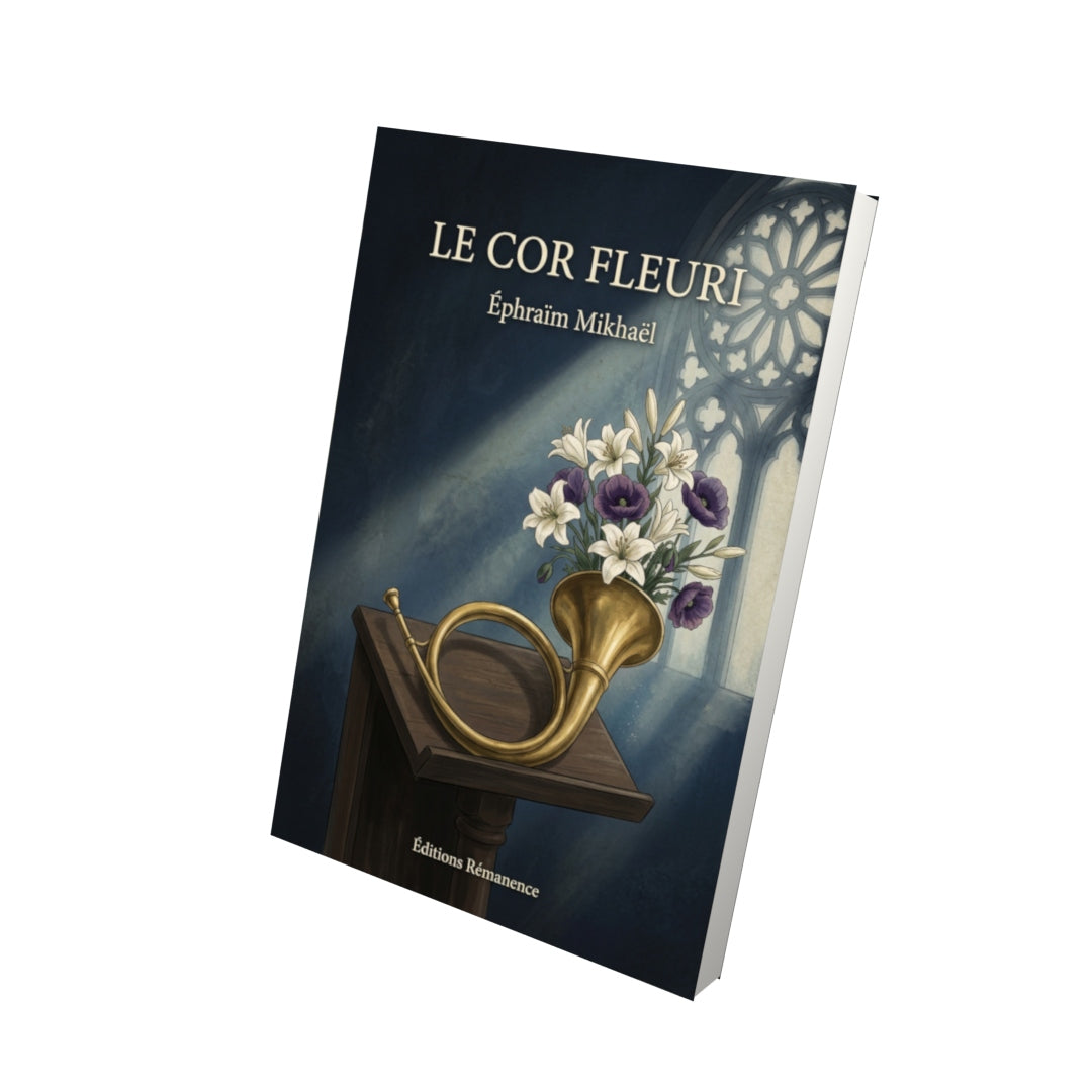 Livre Le Cor fleuri par Éphraïm Mikhaël - Vue 3D - Editions Remanence