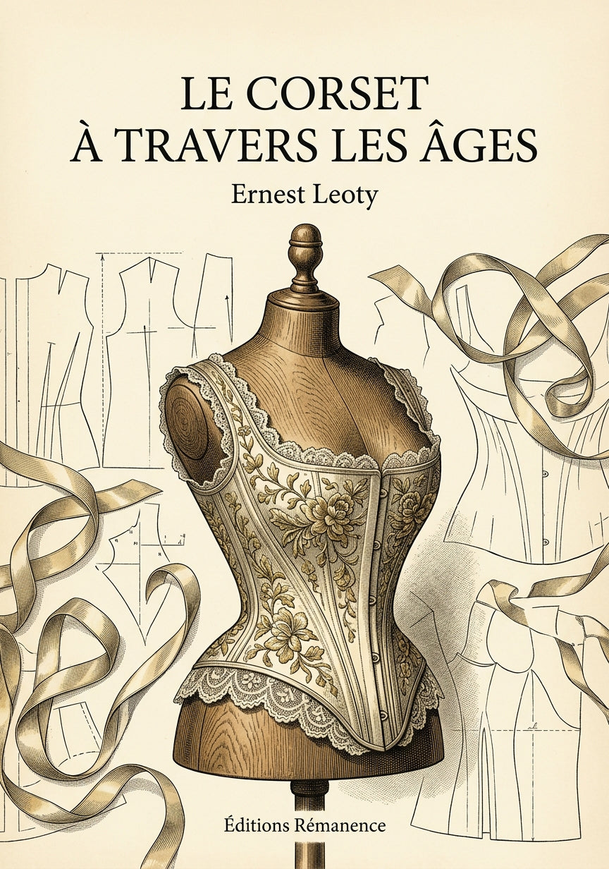Livre Le Corset à travers les âges par Ernest Leoty - Couverture - Editions Remanence