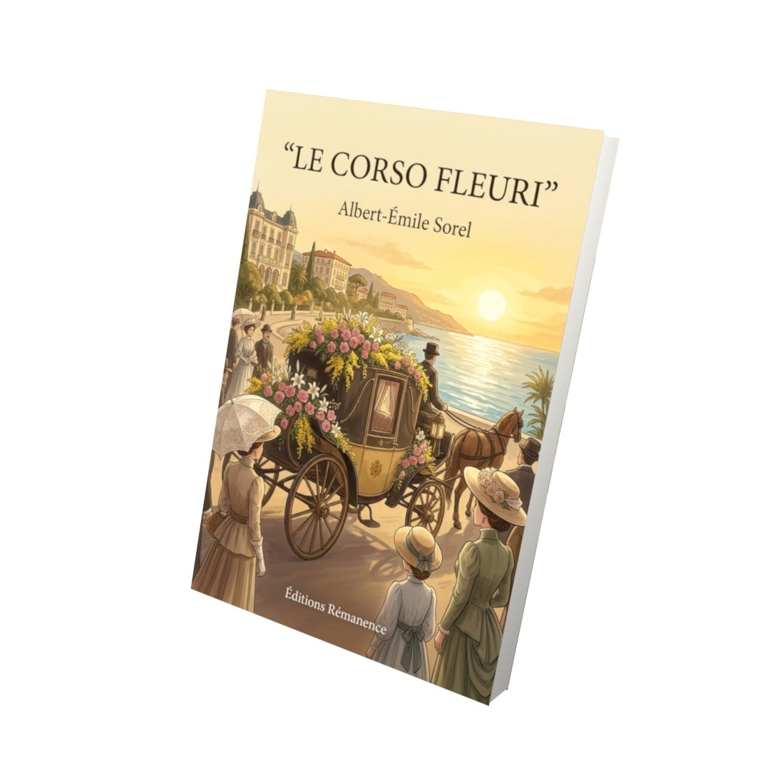 Livre Le Corso fleuri par Albert-Émile Sorel - Vue 3D - Editions Remanence