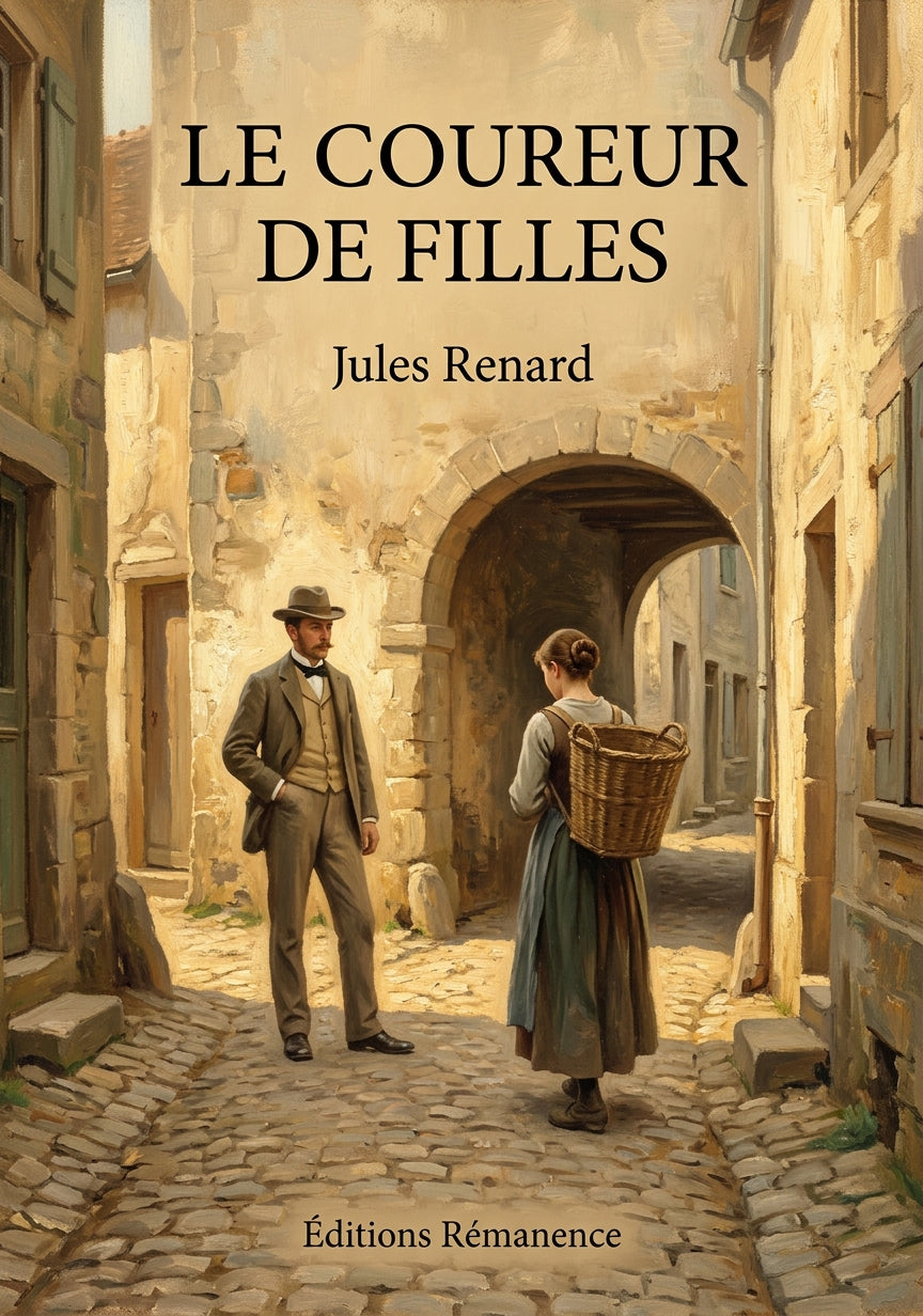 Livre Le Coureur de filles par Jules Renard - Couverture - Editions Remanence