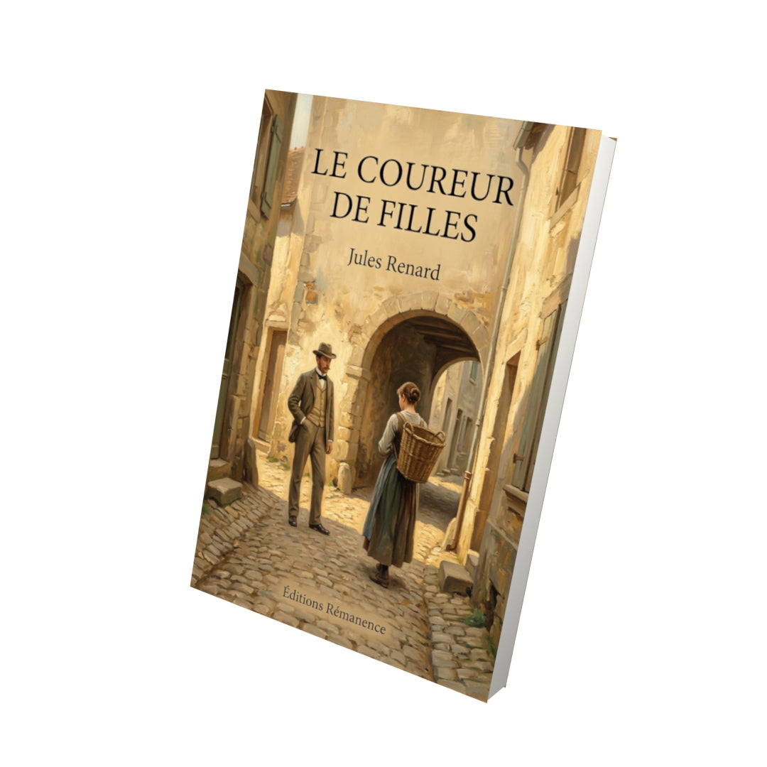 Livre Le Coureur de filles par Jules Renard - Vue 3D - Editions Remanence