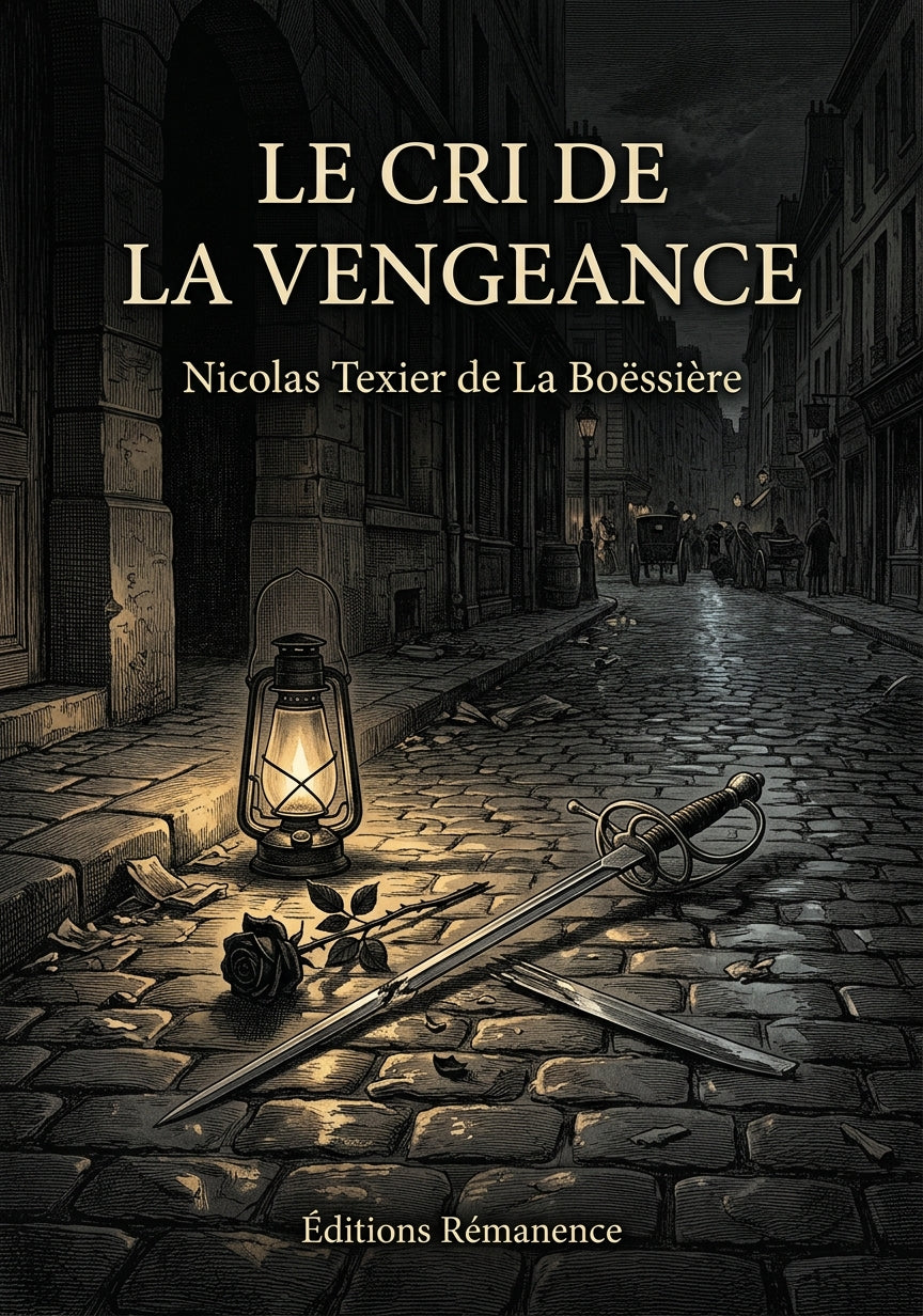 Livre Le Cri De La Vengeance par Nicolas Texier de La Boëssière - Couverture - Editions Remanence