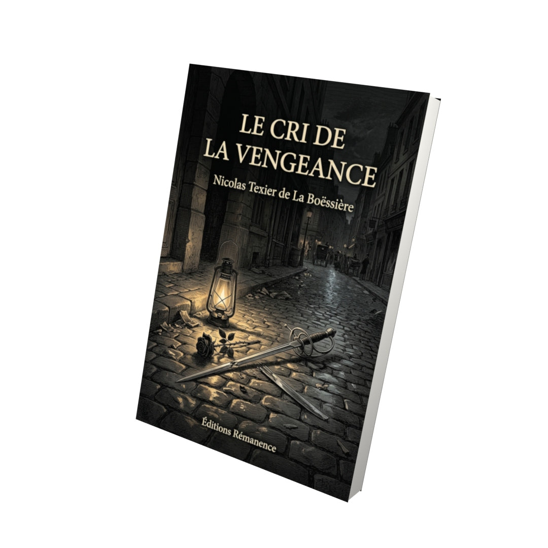 Livre Le Cri De La Vengeance par Nicolas Texier de La Boëssière - Vue 3D - Editions Remanence