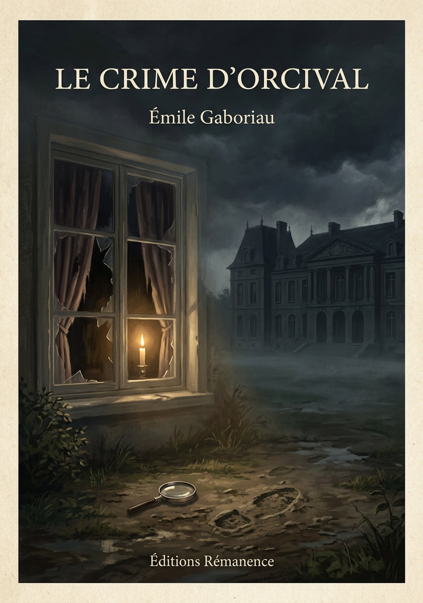 Le crime d'Orcival - Émile Gaboriau (Couverture)