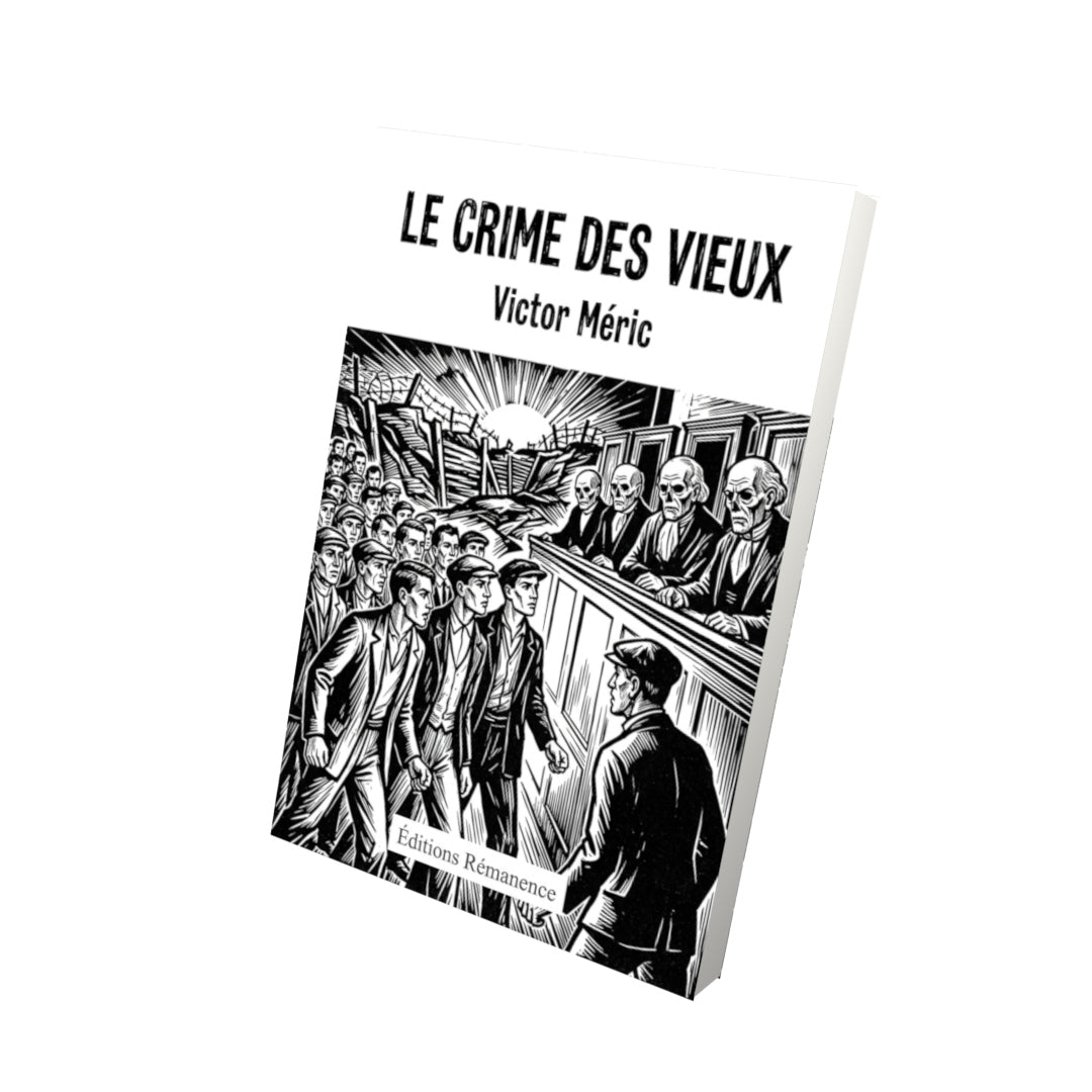 Livre Le Crime des Vieux par Victor Méric - Vue 3D - Editions Remanence