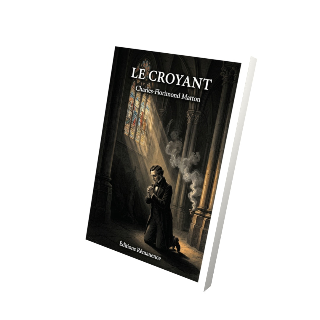 Livre Le Croyant par Charles-Florimond Matton - Vue 3D - Editions Remanence