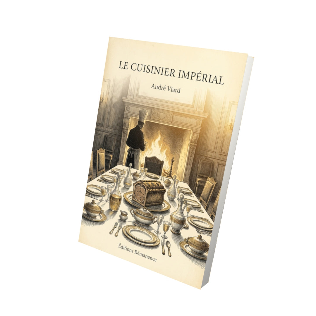 Livre Le Cuisinier impérial par André Viard - Vue 3D - Editions Remanence