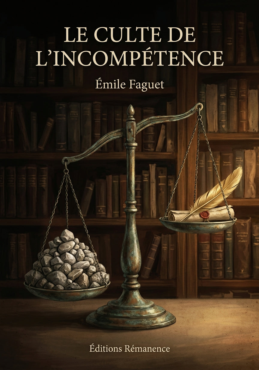 Le culte de l'incompétence - Émile Faguet (Couverture)