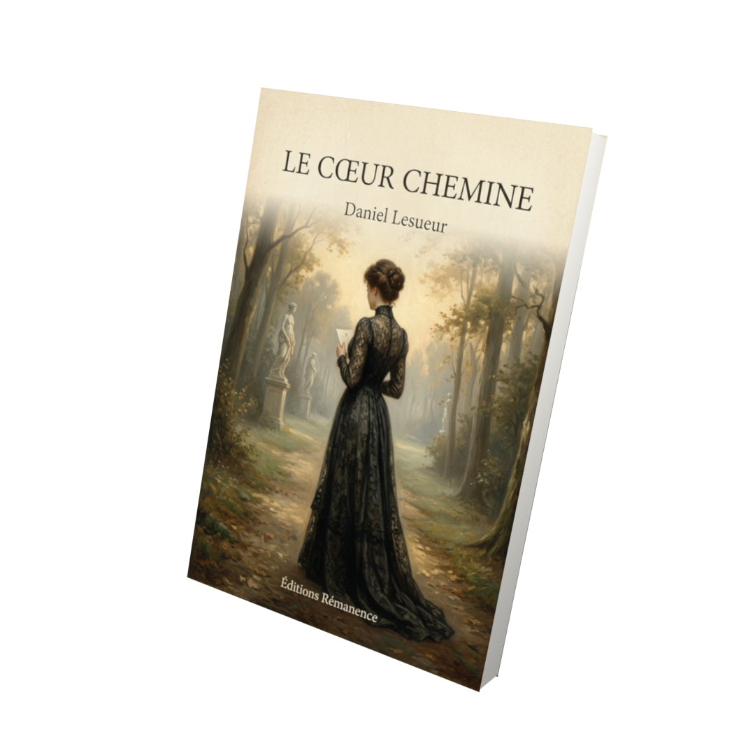 Livre Le Cœur chemine - Daniel Lesueur - Vue 3D - Editions Remanence
