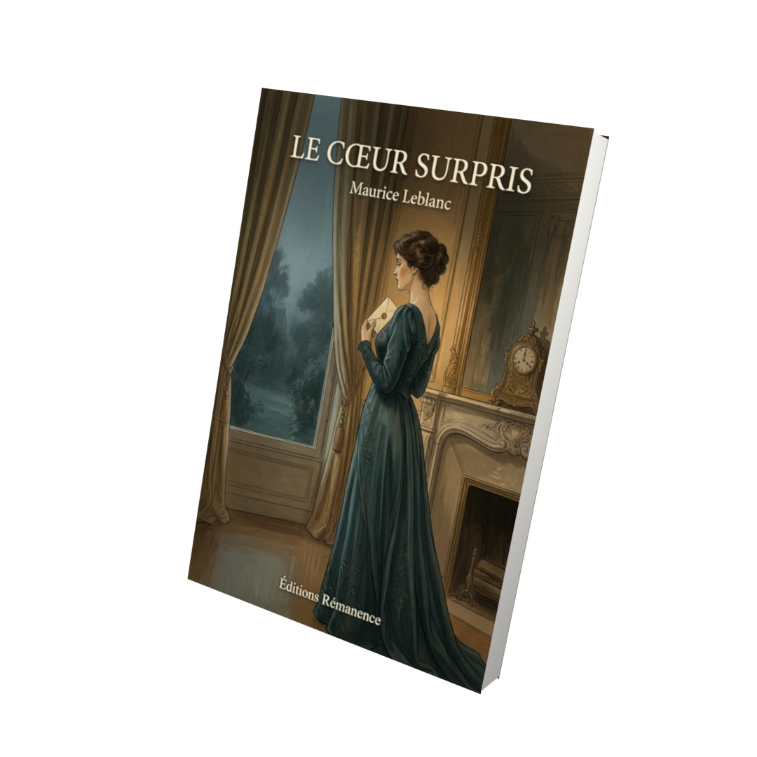 Livre Le Cœur surpris par Maurice Leblanc - Vue 3D - Editions Remanence