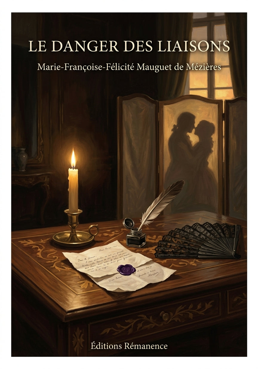 Livre Le Danger des Liaisons par Marie-Françoise-Félicité Mauguet de Mézières - Couverture - Editions Remanence