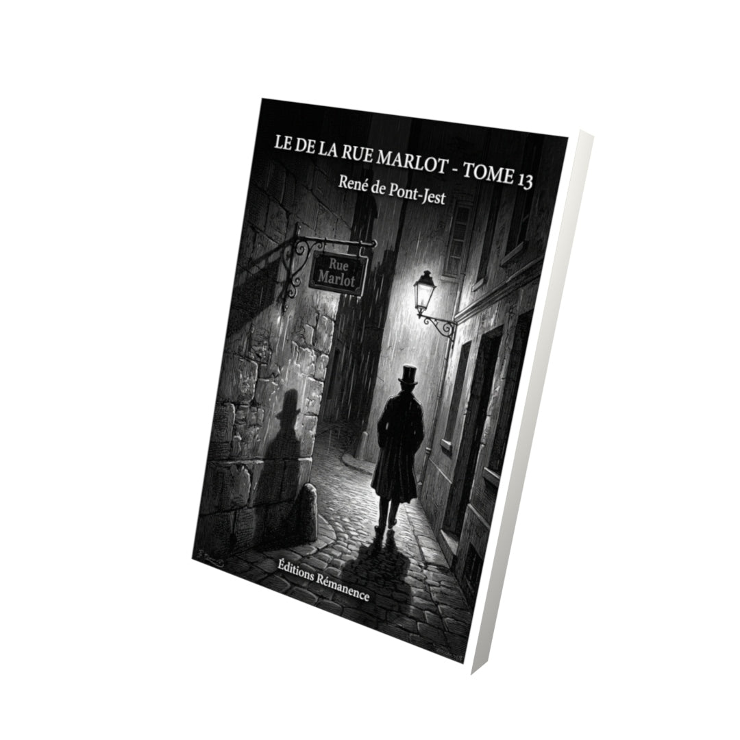Livre Le de la rue Marlot - Tome 13 par René de Pont-Jest - Vue 3D - Editions Remanence