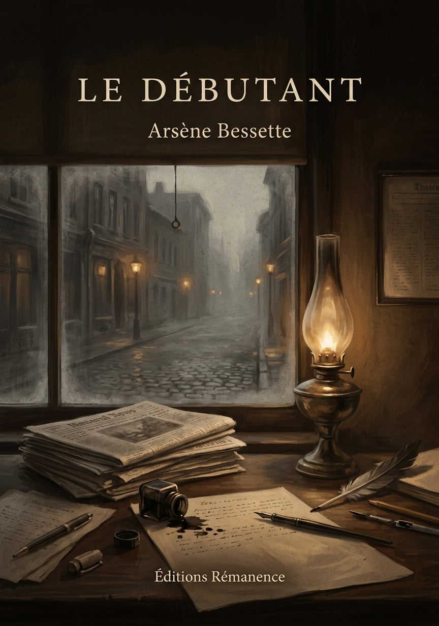 Livre Le débutant par Arsène Bessette - Couverture - Editions Remanence