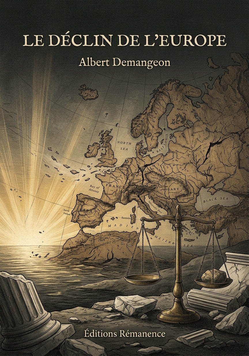 Livre Le Déclin de l’Europe par Albert Demangeon - Couverture - Editions Remanence
