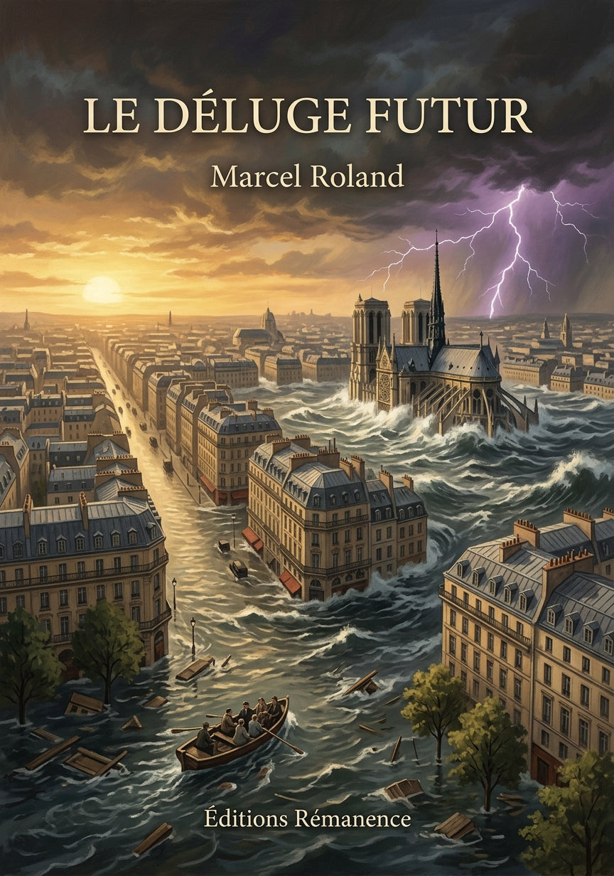 Livre Le Déluge futur par Marcel Roland - Couverture - Editions Remanence