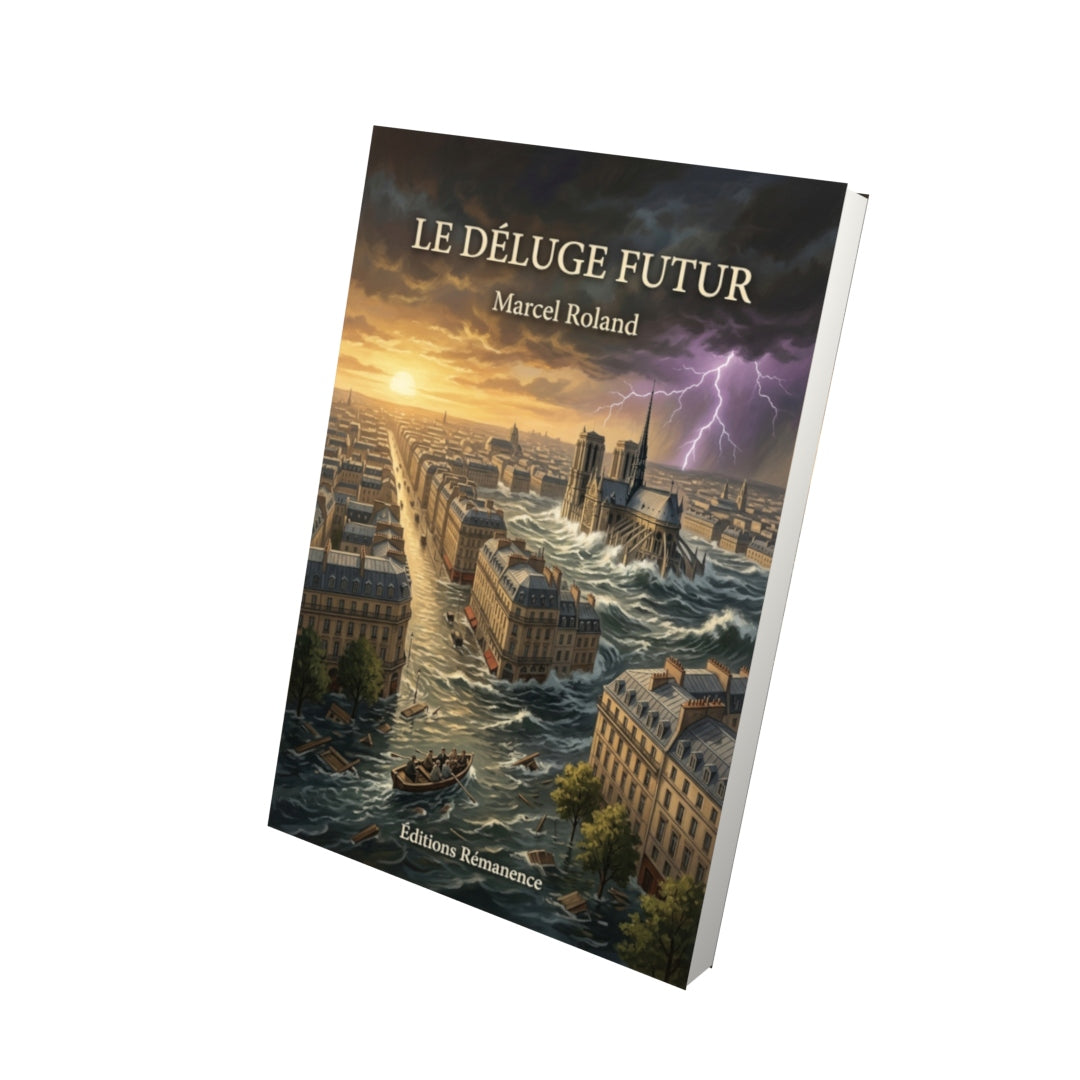 Livre Le Déluge futur par Marcel Roland - Vue 3D - Editions Remanence