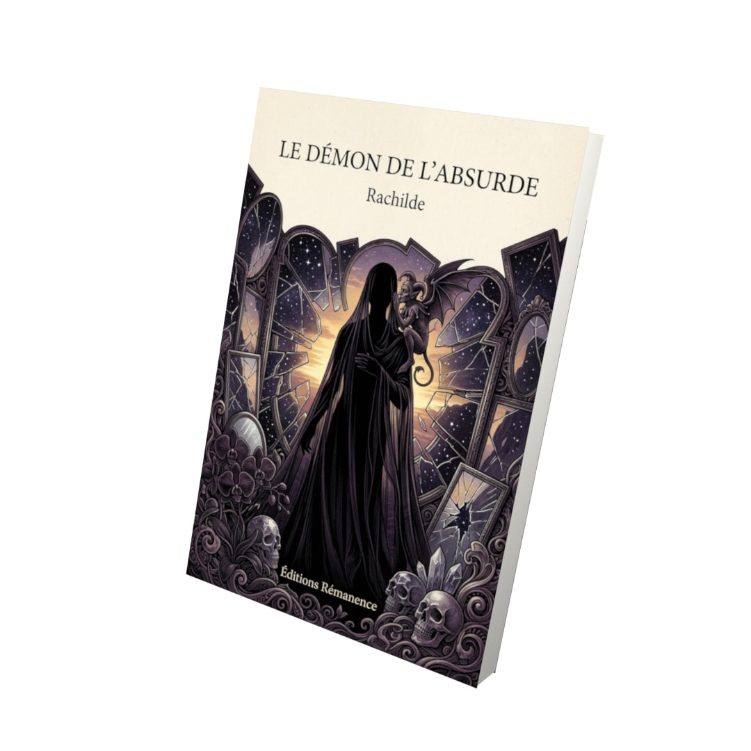 Livre Le Démon de l’absurde par Rachilde - Vue 3D - Editions Remanence