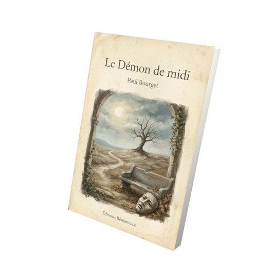 Livre Le Démon de midi – Paul Bourget - Vue 3D - Editions Remanence