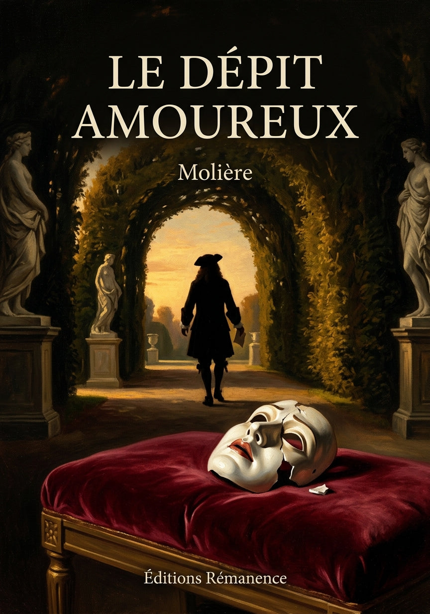 Livre Le Dépit amoureux par Molière - Couverture - Editions Remanence