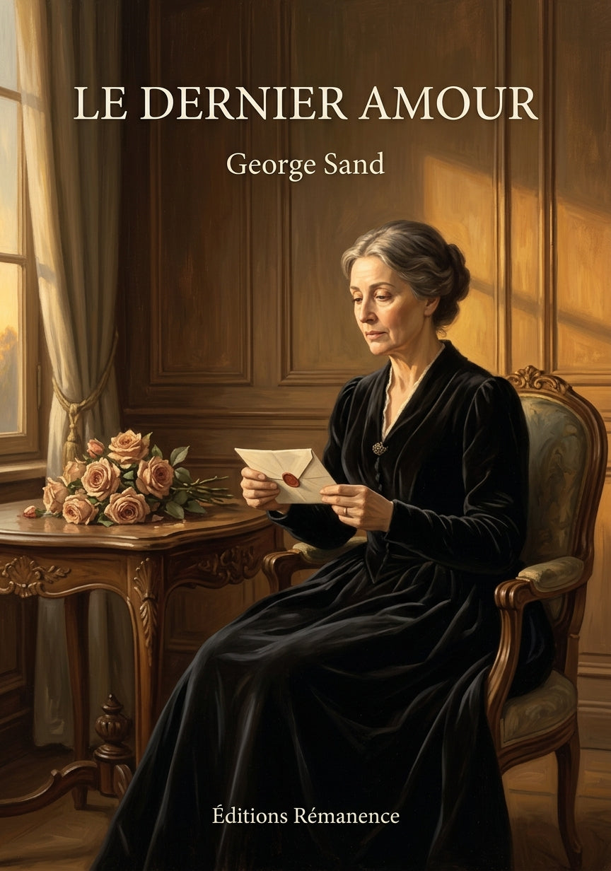 Livre Le Dernier Amour par George Sand - Couverture - Editions Remanence