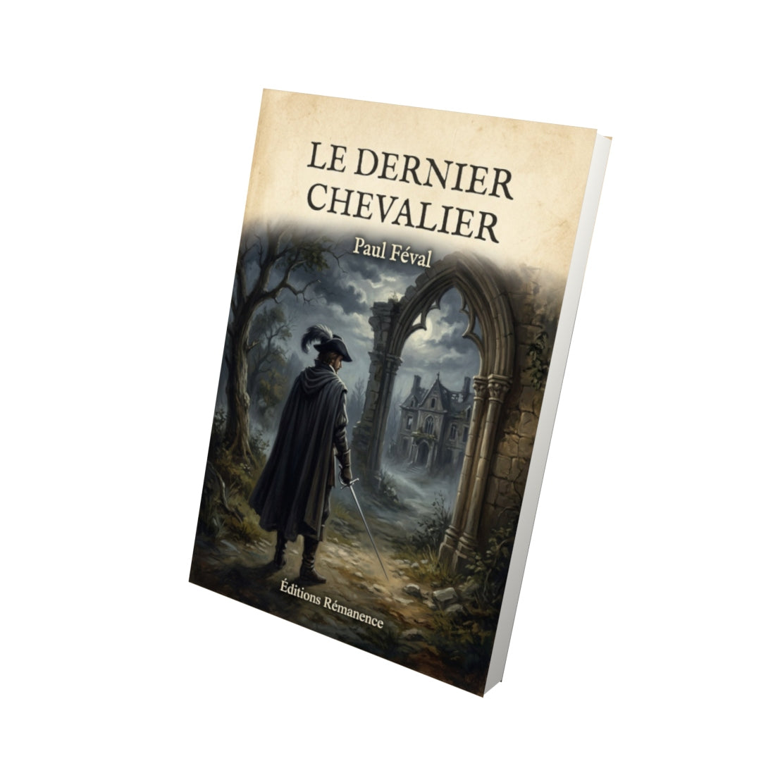 Livre Le dernier chevalier - Paul Féval - Vue 3D - Editions Remanence