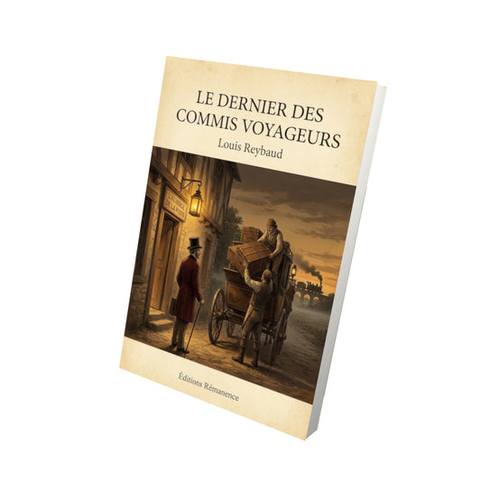 Livre Le dernier des commis voyageurs - Louis Reybaud - Vue 3D - Editions Remanence