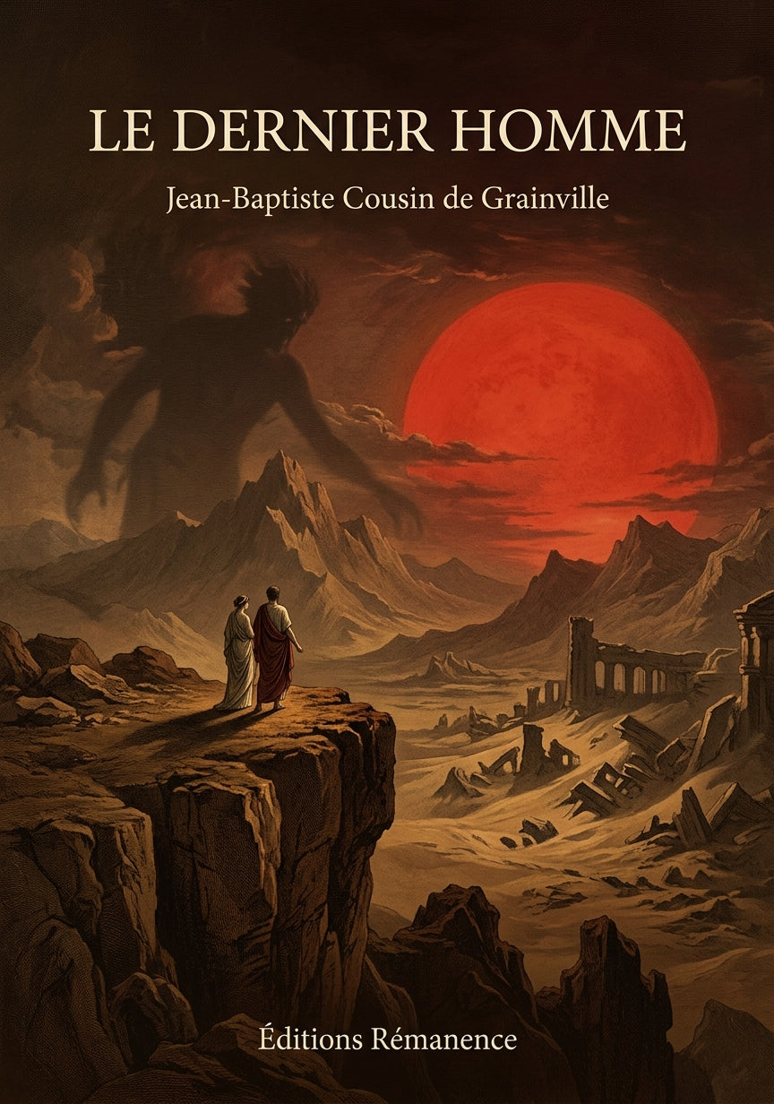 Livre Le dernier Homme par Jean-Baptiste Cousin de Grainville - Couverture - Editions Remanence
