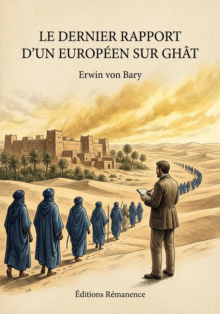 Le dernier rapport d'un Européen sur Ghât - Erwin von Bary (Couverture)
