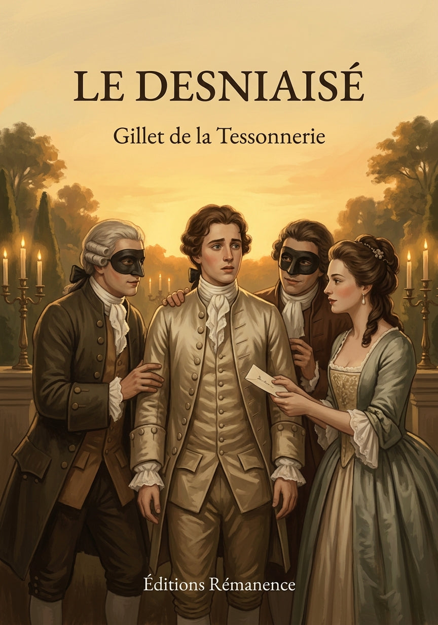 Livre Le Desniaisé par Gillet de la Tessonnerie - Couverture - Editions Remanence