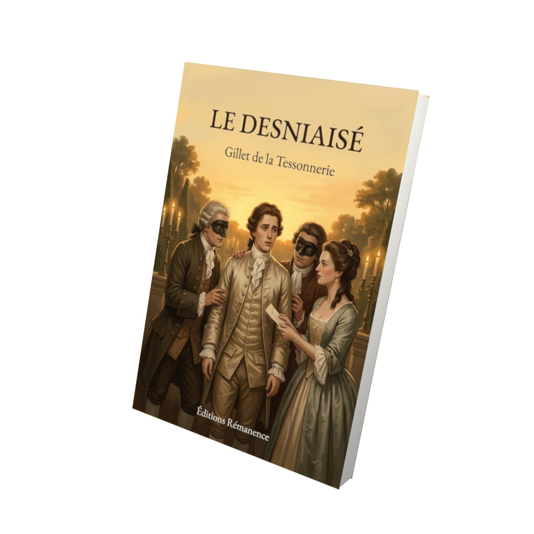 Livre Le Desniaisé par Gillet de la Tessonnerie - Vue 3D - Editions Remanence