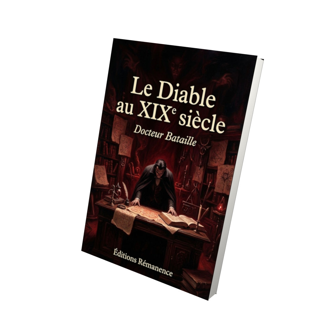 Livre Le Diable au XIXᵉ siècle ou les mystères du spiritisme – Docteur Bataille - Vue 3D - Editions Remanence