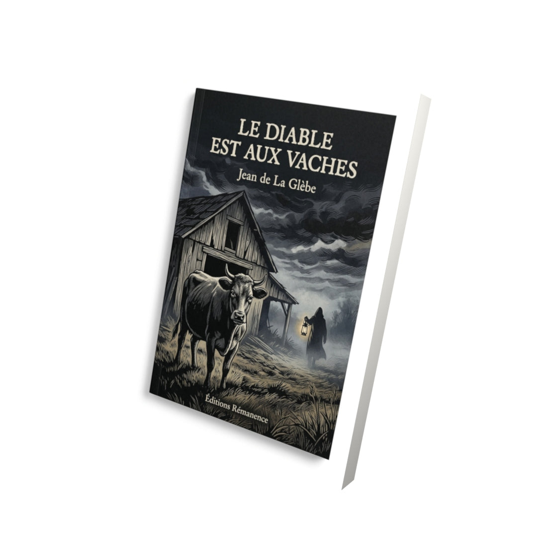 Livre Le diable est aux vaches par Jean de La Glèbe - Vue 3D - Editions Remanence