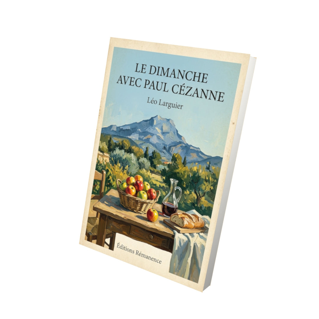 Livre Le dimanche avec Paul Cézanne - Léo Larguier - Vue 3D - Editions Remanence