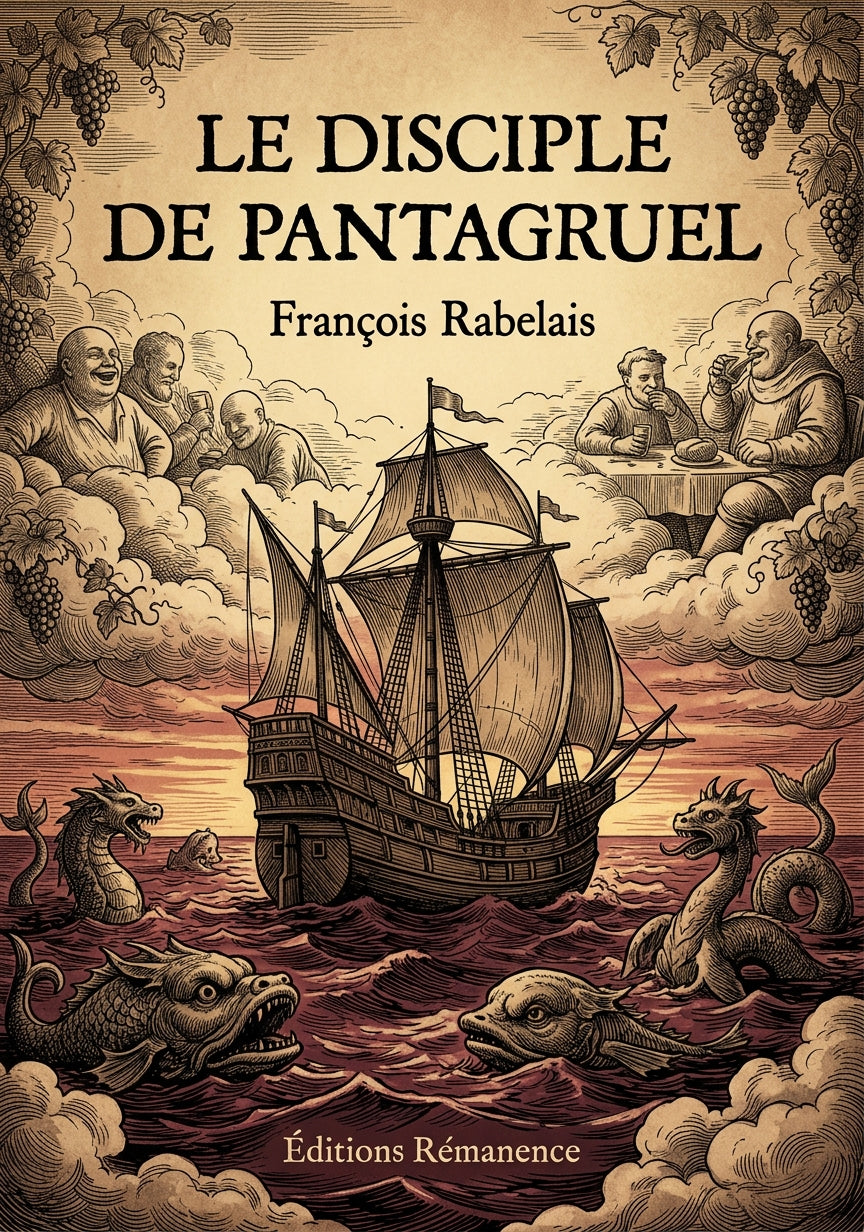 Livre Le Disciple de Pantagruel par François Rabelais - Couverture - Editions Remanence