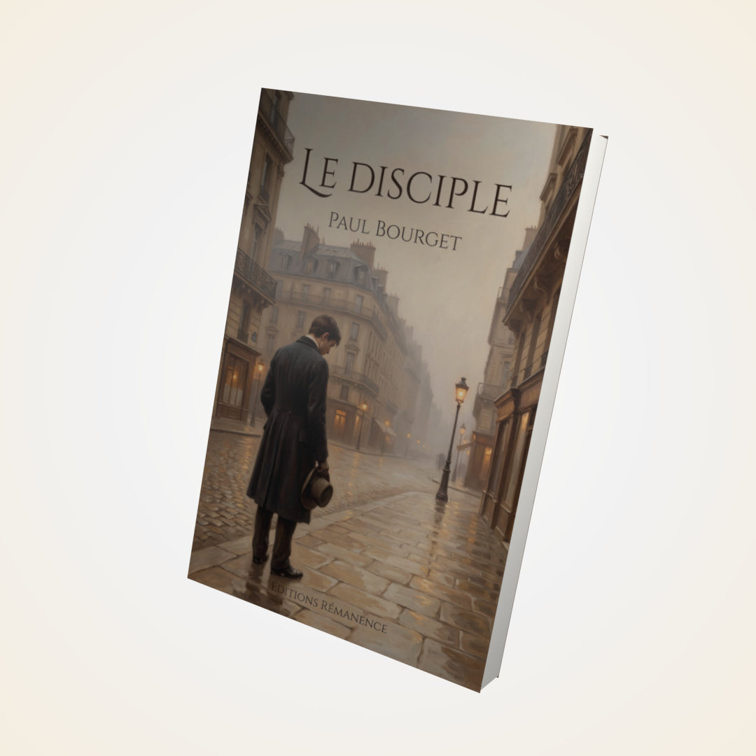 Livre Le Disciple – Paul Bourget - Couverture 3D