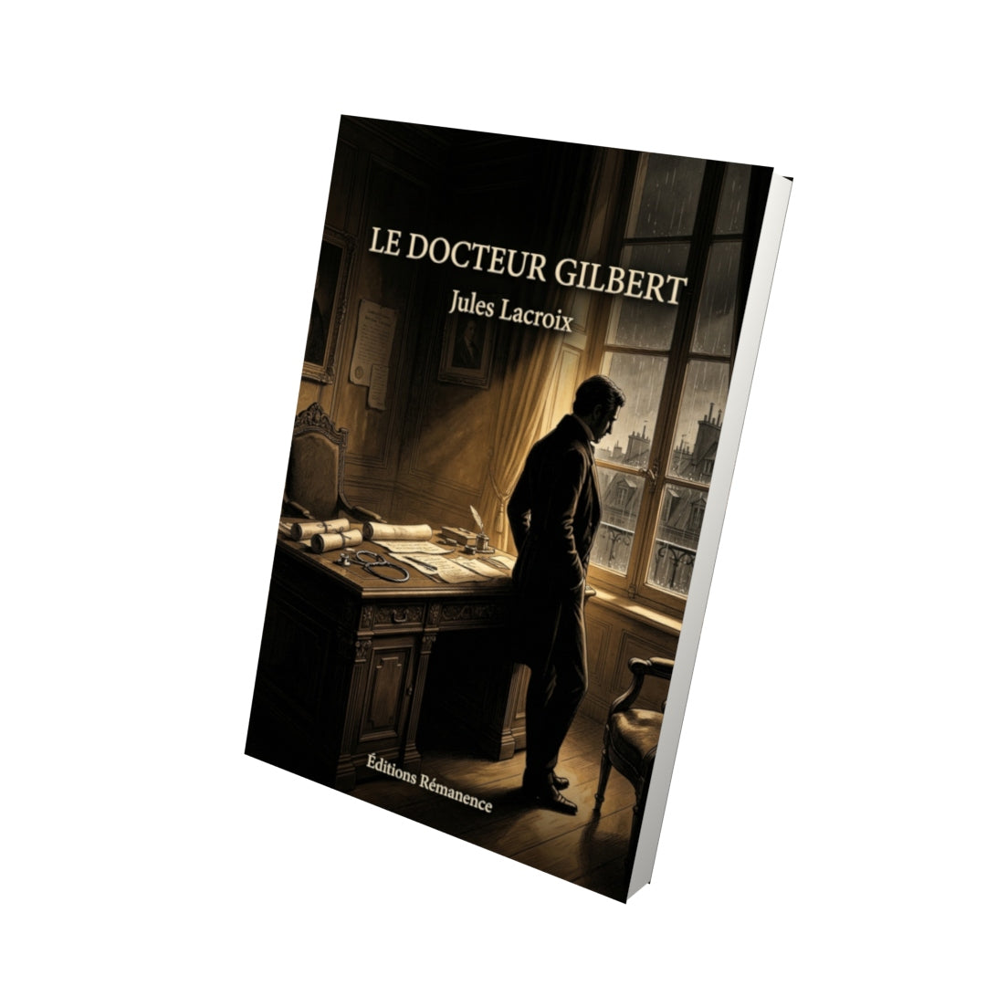 Livre Le Docteur Gilbert par Jules Lacroix - Vue 3D - Editions Remanence