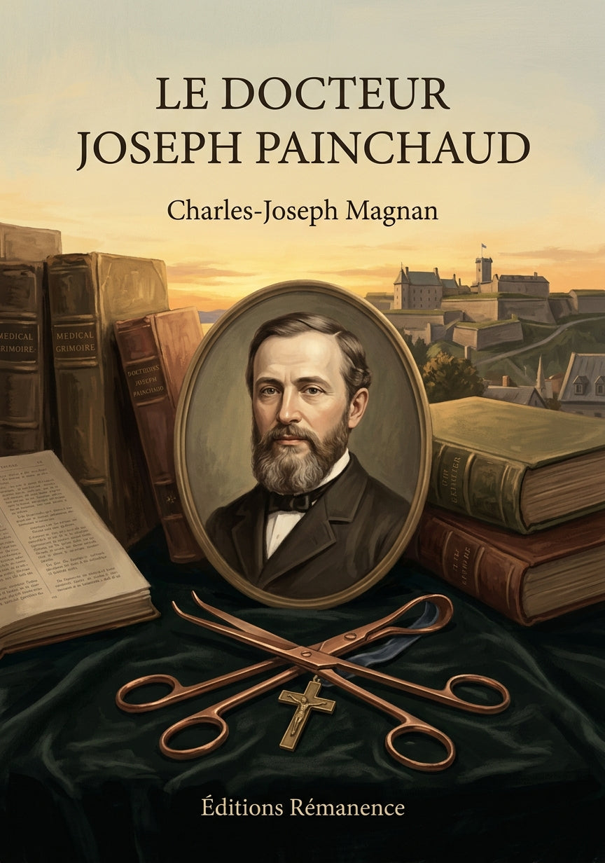 Livre Le Docteur Joseph Painchaud par Charles-Joseph Magnan - Couverture - Editions Remanence