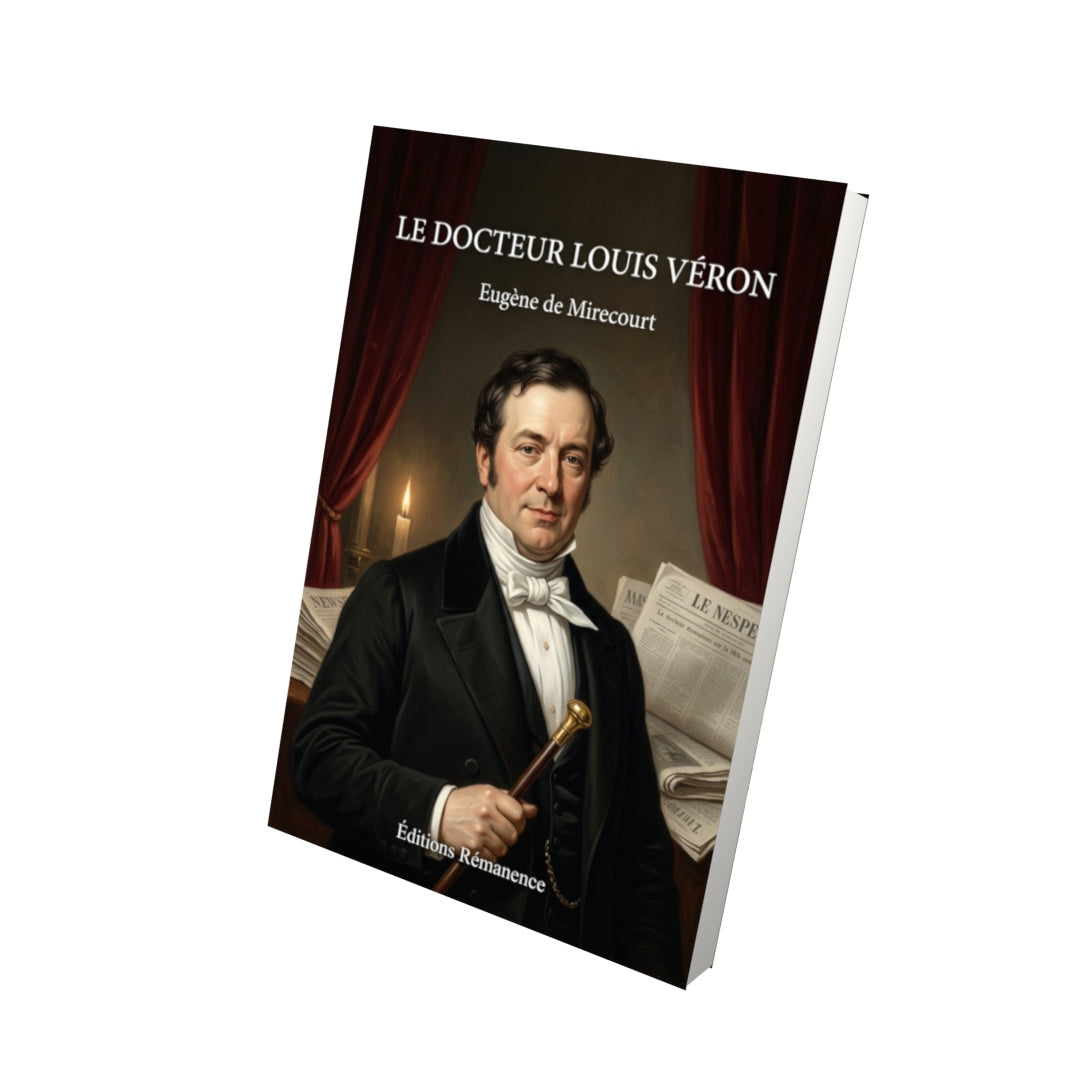 Livre Le docteur Louis Véron par Eugène de Mirecourt - Vue 3D - Editions Remanence