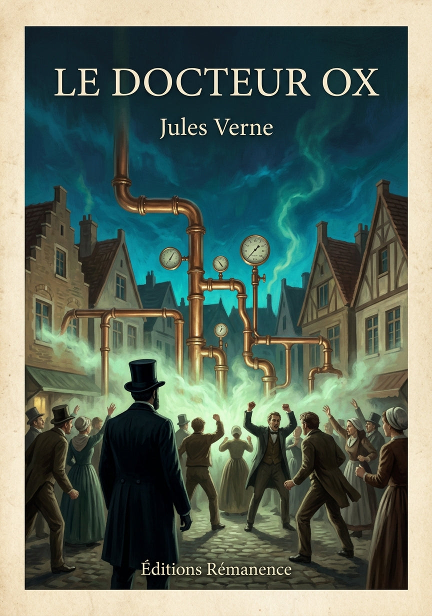 Le Docteur Ox - Jules Verne (Couverture)