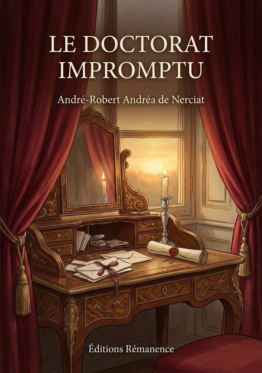 Livre Le Doctorat impromptu par André-Robert Andréa de Nerciat - Couverture - Editions Remanence
