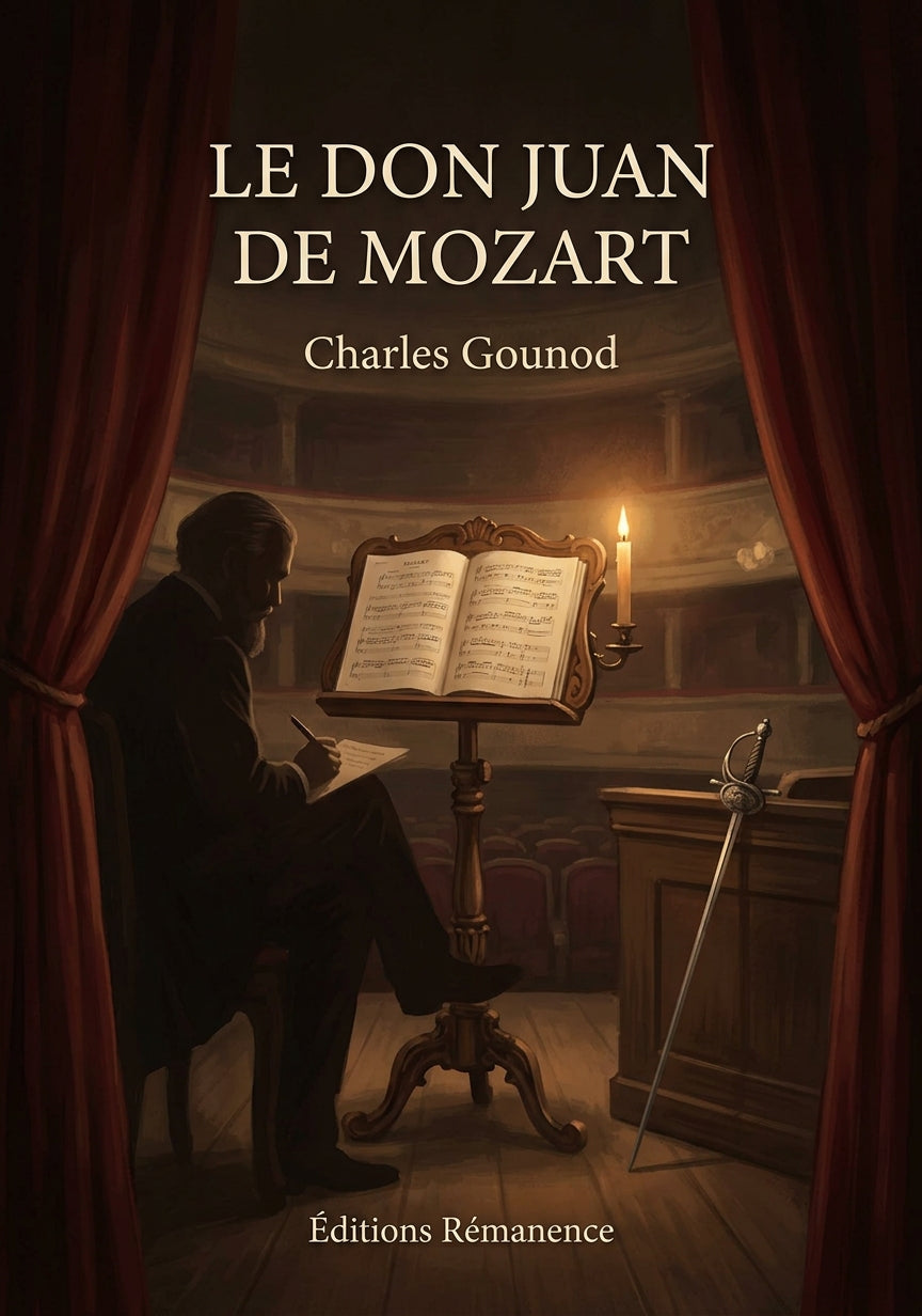 Livre Le Don Juan de Mozart par Charles Gounod - Couverture - Editions Remanence