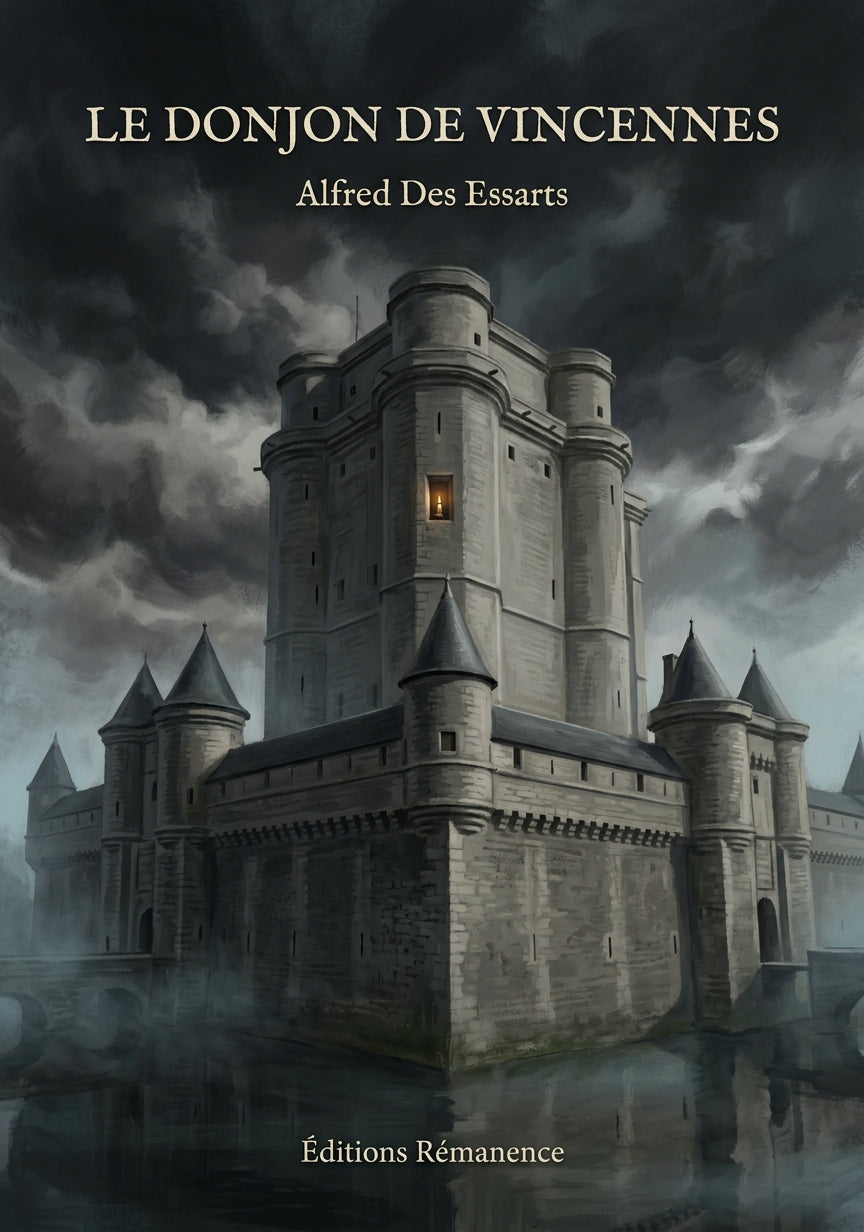 Livre Le Donjon de Vincennes par Alfred Des Essarts - Couverture - Editions Remanence