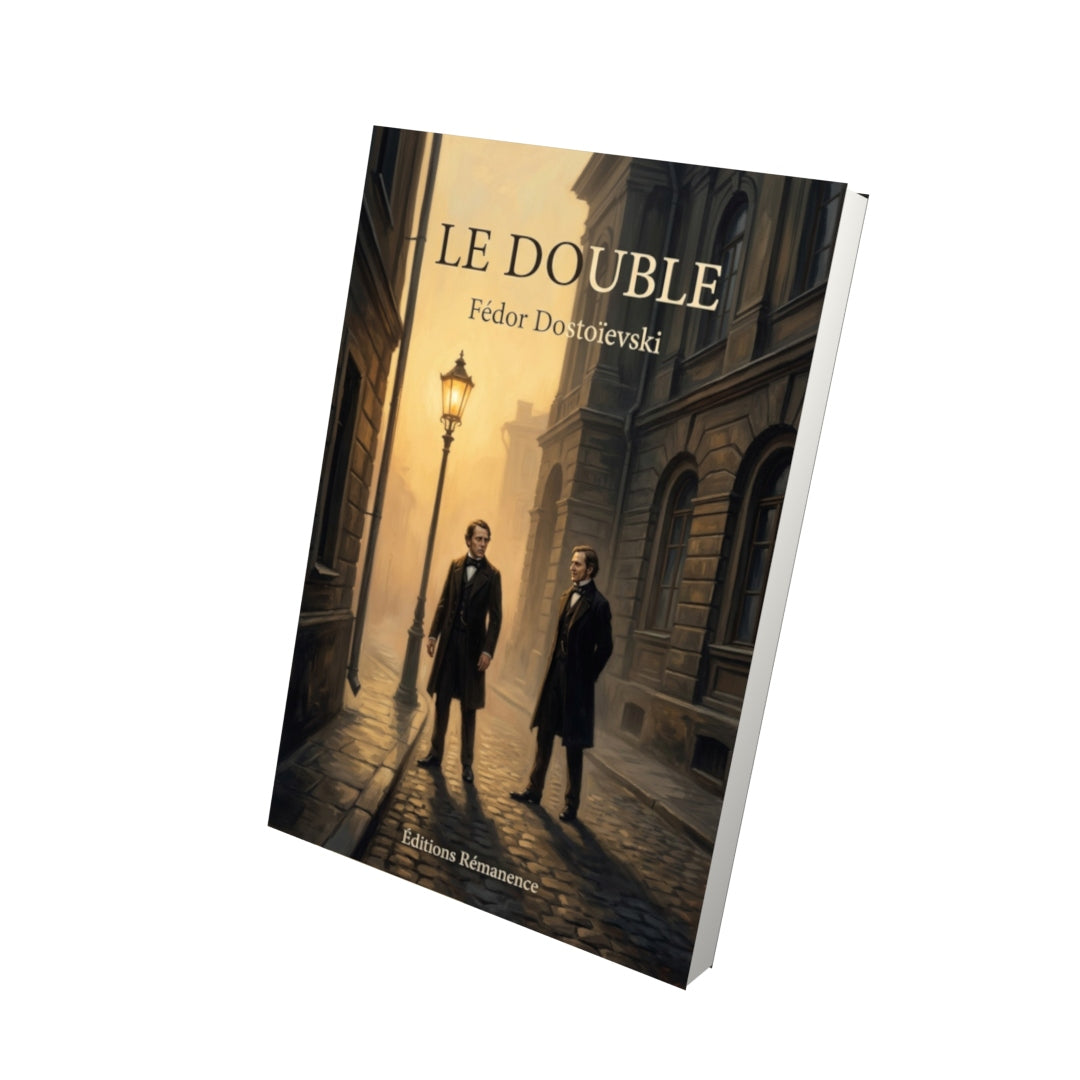Livre Le Double par Fédor Dostoïevski - Vue 3D - Editions Remanence
