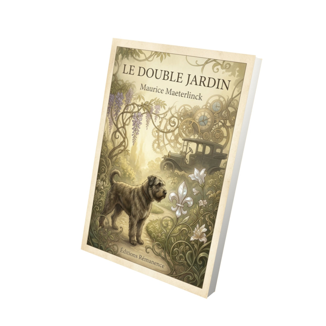 Livre Le Double Jardin - Maurice Maeterlinck - Vue 3D - Editions Remanence