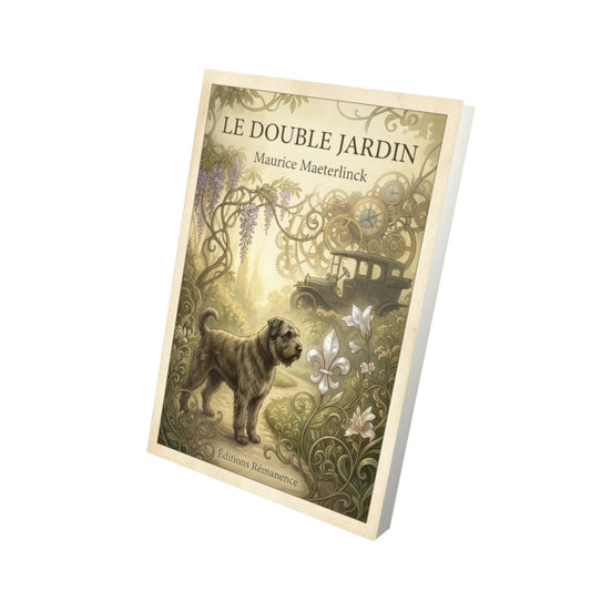 Livre Le Double Jardin - Maurice Maeterlinck - Vue 3D - Editions Remanence